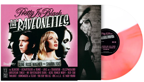 RAVEONETTES / レヴォネッツ / PRETTY IN BLACK (HALF WHITE, HALF PINK COLOURED VINYL)