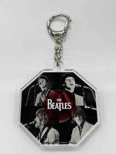 BEATLES / ビートルズ / THE BEATLES キーホルダー リアライト 3㎜ 金具付き メインビジュアル