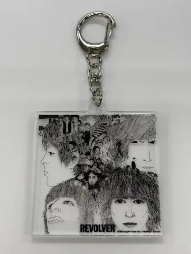 BEATLES / ビートルズ / THE BEATLES キーホルダー リアライト 3㎜ 金具付き リボルバー