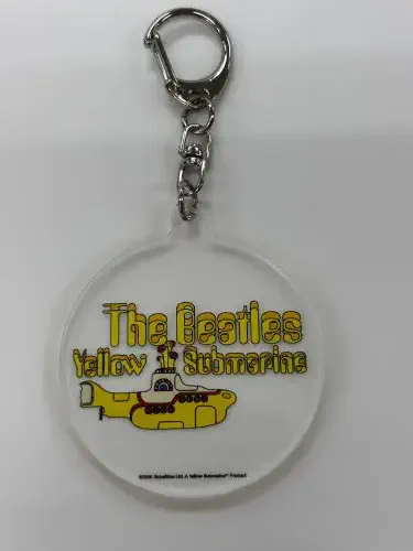 BEATLES / ビートルズ / THE BEATLES キーホルダー リアライト 3㎜ 金具付き イエローサブマリン
