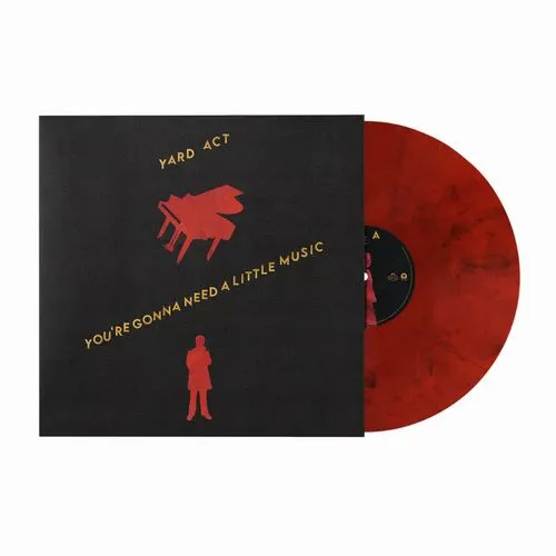 YARD ACT / ヤード・アクト / YOU'RE GONNA NEED A LITTLE MUSIC (RED/BLACK MARBLED VINYL)