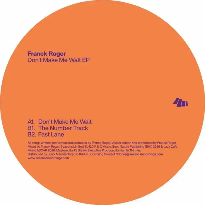 FRANCK ROGER / フランク・ロジャー / DON'T MAKE ME WAIT EP (12")