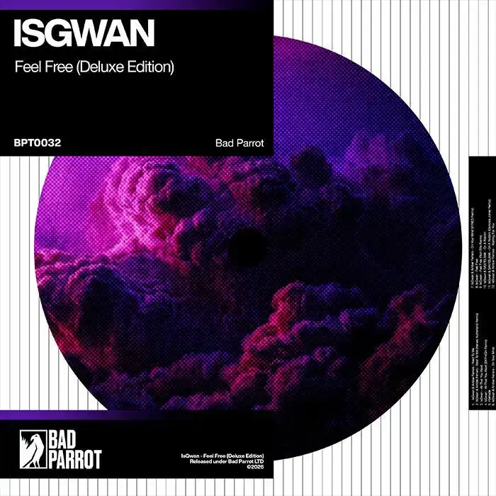 ISGWAN / FEEL FREE (DELUXE EDITION) (FEAT HARVEY SUTHERLAND, SKYHIGH, VYNES, RICH ELLIS, OSMOSIS JONES MIXES) (LIMITED WHITE & PURPLE VINYL LP)