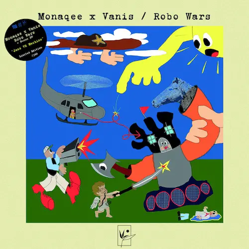 MONAQEE & VANIS / ROBO WARS + BONUS EP (LP)