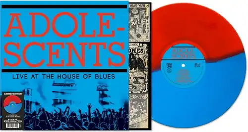 ADOLESCENTS / アドレセンツ / ライヴ･アット･ザ･ハウス･オブ･ブルース（レッド / ブルー･スプリット･カラー･ヴァイナル＋ポスター） / LIVE AT THE HOUSE OF BLUES