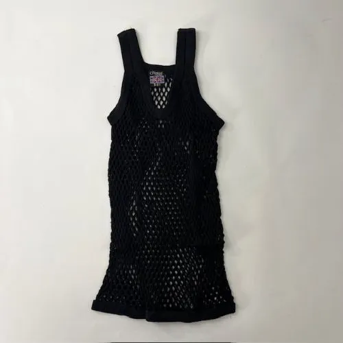 CRYSTAL(網シャツ) / アミシャツ KIDS BLACK SIZE  AGE 8-9