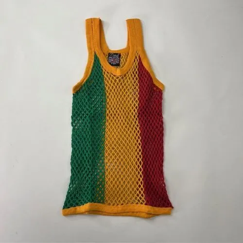 CRYSTAL(網シャツ) / アミシャツ KIDS RASTA 3COLOR SIZE  AGE 11-12