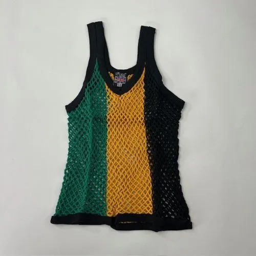 CRYSTAL(網シャツ) / アミシャツ KIDS JAMAICA SIZE  AGE 5-6