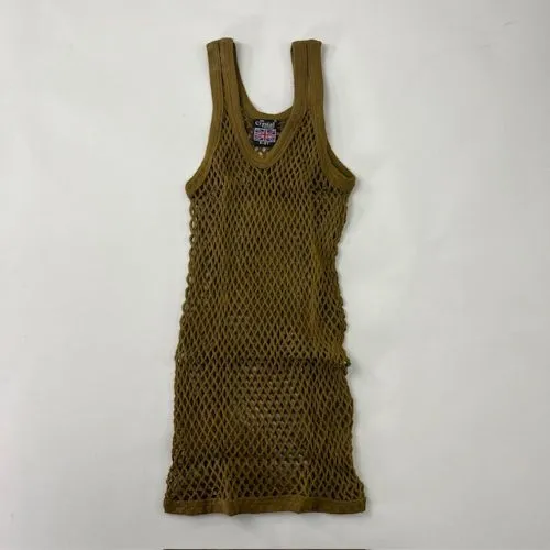 CRYSTAL(網シャツ) / アミシャツ KIDS ARMY OLIVE SIZE  AGE 8-9