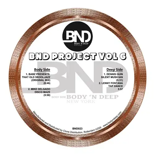 V.A. (BODY 'N DEEP) / BND PROJECTS VOL 6