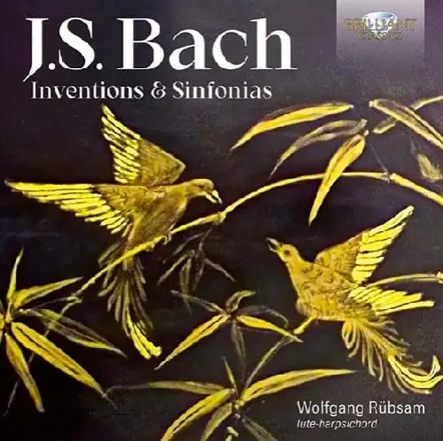 WOLFGANG RUBSAM / ヴォルフガング・リュプザム / BACH:INVENTIONS & SINFONIAS