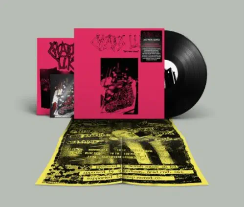 CHAOS U.K / JUST MERE SLAVES - 40TH ANNIVERSARY (LP/SOLID BLACK VINYL)