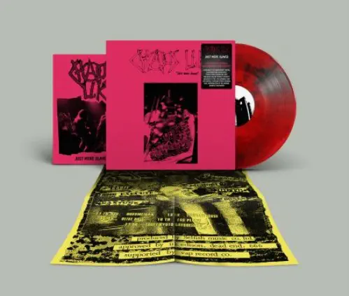 CHAOS U.K / JUST MERE SLAVES - 40TH ANNIVERSARY (LP/DIEHARD RED VINYL)