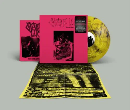 CHAOS U.K / JUST MERE SLAVES - 40TH ANNIVERSARY (LP/DIEHARD YELLOW VINYL)