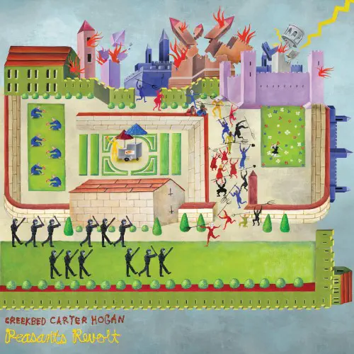 CREEKBED CARTER HOGAN / PEASANTS REVOLT (LP, LIME GREEN VINYL)