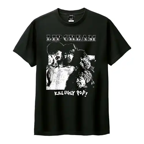 LIP CREAM / XXL/KILL UGLY POP T SHIRT BLACK