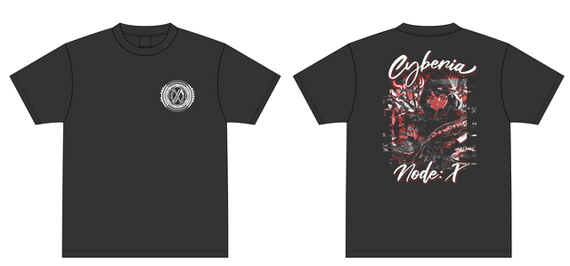 WASEI "JJ" CHIKADA / XXL / Cyberia Node “One” T-shirt