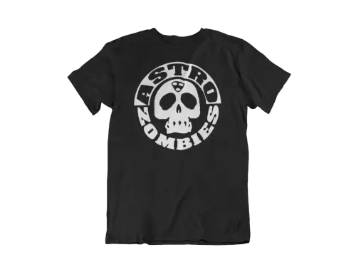 ASTRO ZOMBIES / アストロゾンビーズ / XL/ROUND LOGO BLACK T-SHIRT-MEN