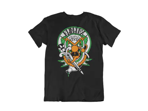 KLINGONZ / XL/AKAB BLACK T-SHIRT-MEN