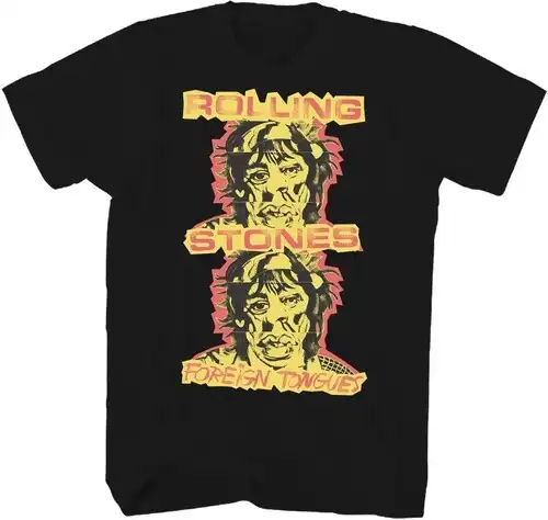 ROLLING STONES / ローリング・ストーンズ / FOREIGN TONGUES - INDIE EXCLUSIVE T-SHIRT (XL/BLACK)