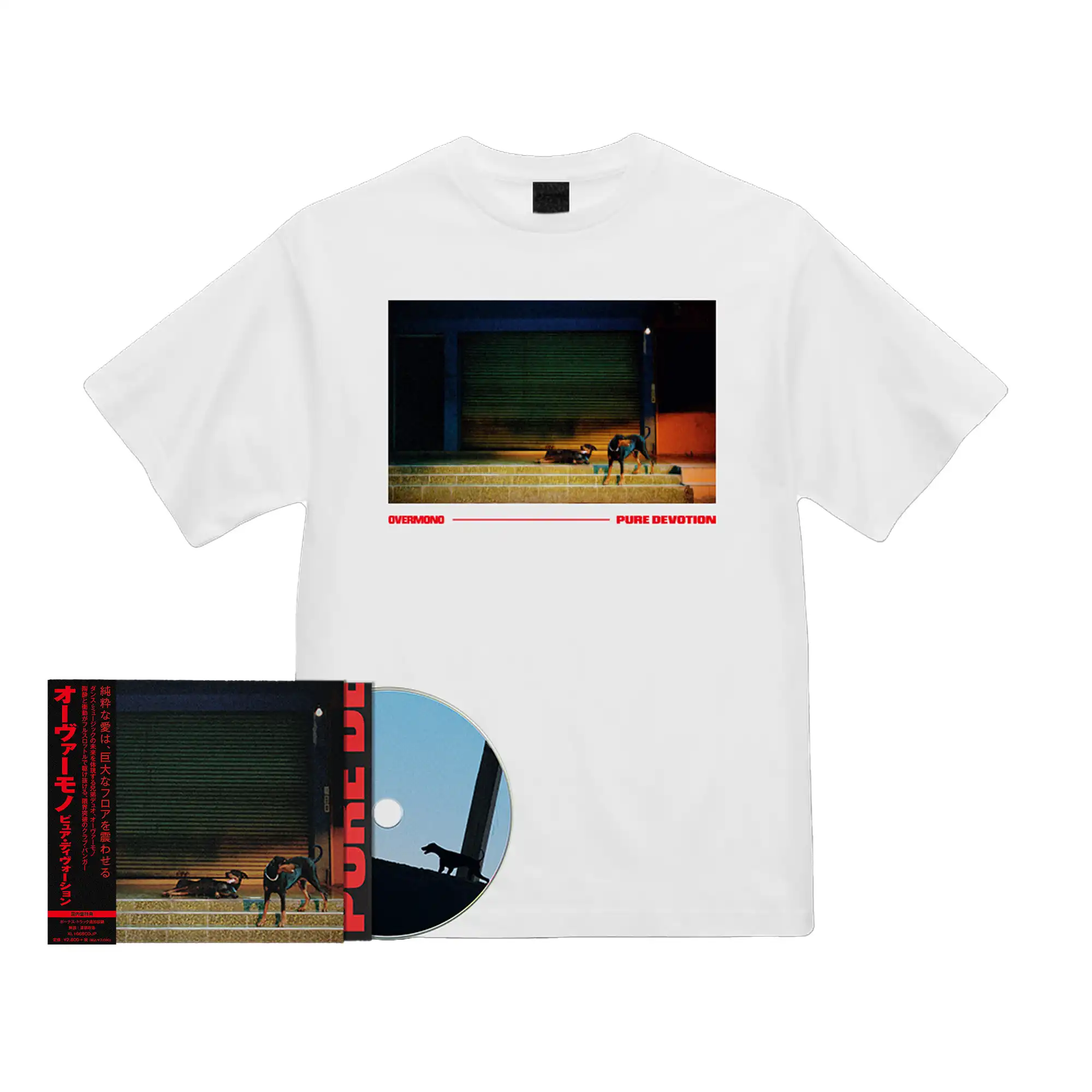 OVERMONO / オーヴァーモノ / ピュア･ディヴォーション（国内盤CD / LサイズTシャツ / 解説書付き･ボーナストラック追加収録） / PURE DEVOTION