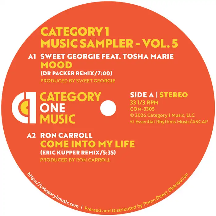 V.A. (CATEGORY 1) / CATEGORY 1 MUSIC SAMPLER - VOL. 5 (DR PACKER / RON CARROLL / ERIC KUPPER)
