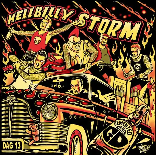 DEMENTED ARE GO / HELLBILLY STORM (LP)