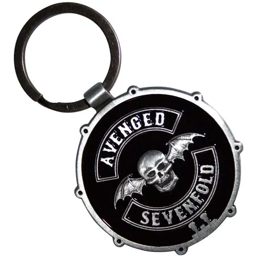 AVENGED SEVENFOLD / アヴェンジド・セヴンフォールド / DEATHBAT CREST DRUM KEYCHAIN (DOUBLE SIDED) / DEATHBAT CREST DRUM KEYCHAIN (DOUBLE SIDED) 