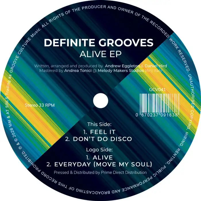 DEFINITE GROOVES / ALIVE EP