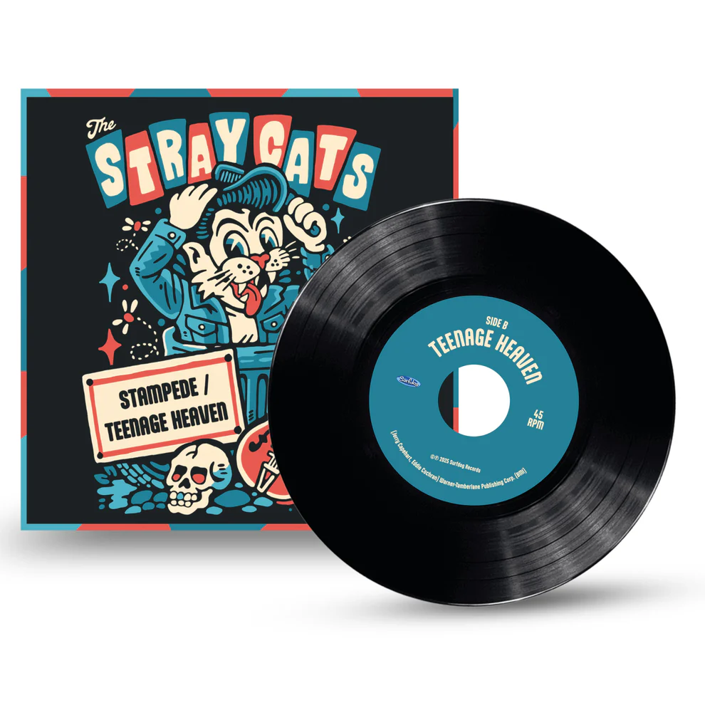 STRAY CATS / ストレイ・キャッツ / STAMPEDE : TEENAGE HEAVEN (7")