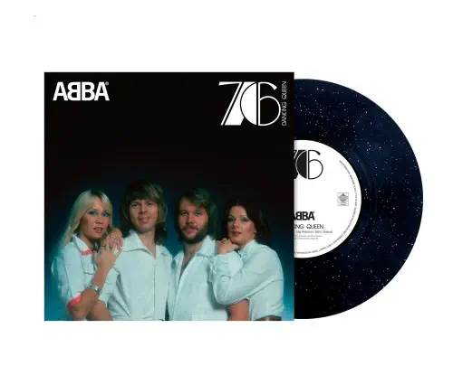 ABBA / アバ / DANCING QUEEN (50TH ANNIVERSARY EDITIONS) (BLACK SPARKLING VINYL 10")