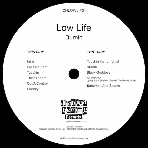 LOW LIFE (HIP HOP) / BURNIN (LP) (BLACK VINYL)