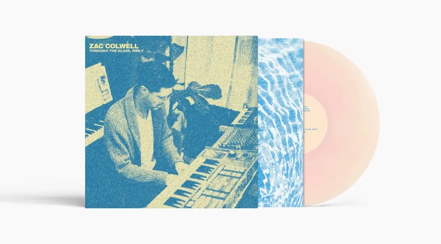 ZAC COLWELL / THROUGH THE GLASS, DIMLY (LP) (PEACH GLASS VINYL)
