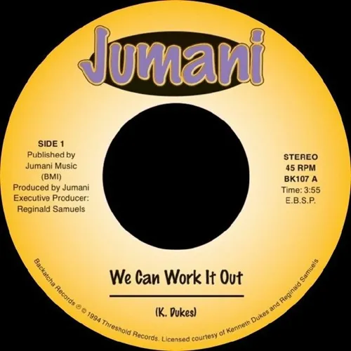 JUMANI / WE CAN WORK IT OUT