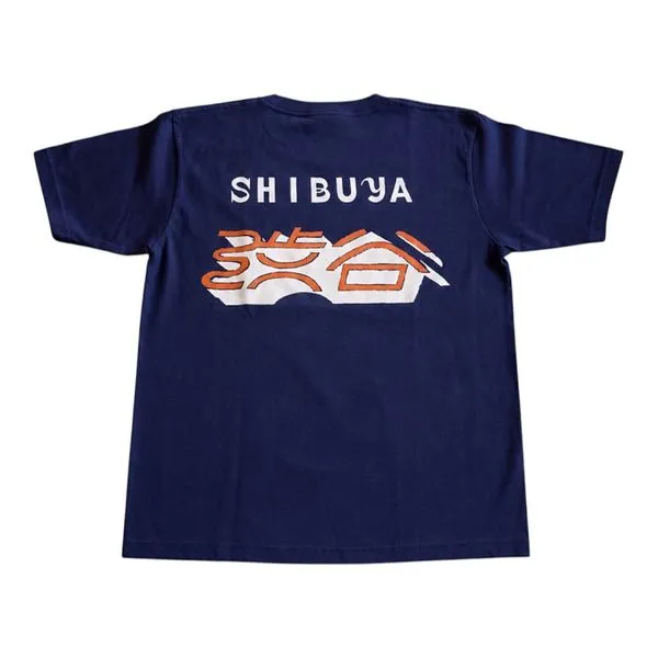 MUSIC OMIYAGE / SHIBUYA Tee（NAVY/XL）