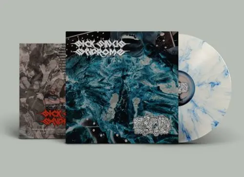 SPLIT(SICK SINUS SYNDROME/EAT THE DECAY) / SPLIT LP (DIE HARD AUTOPTIC BLUE ON WHITE MARBLED VINYL)