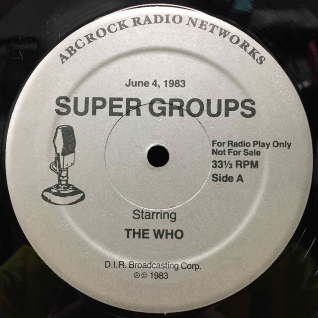 THE WHO / SUPER GROUPS