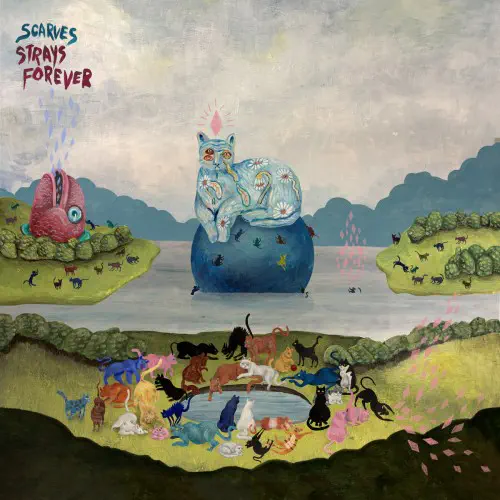 SCARVES / STRAYS FOREVER (LP)