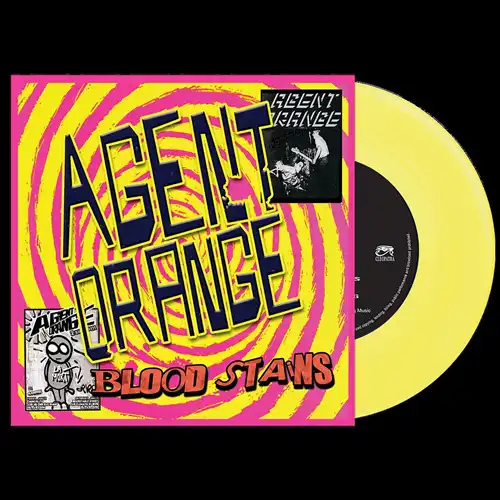 AGENT ORANGE / エージェントオレンジ / Bloodstains (7") (Yellow Vinyl)