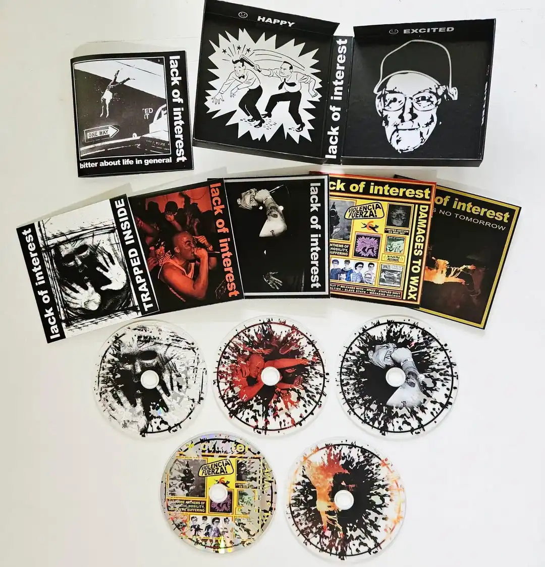 LACK OF INTEREST / ラック・オブ・インタレスト / BITTER ABOUT LIFE IN GENERAL (5CD BOX SET)