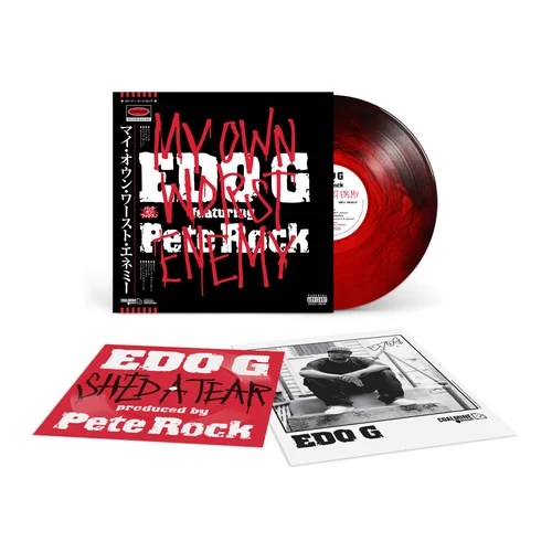 EDO.G / エドG / MY OWN WORST ENEMY (COLLECTOR'S EDITION REISSUE) (LP) (ROXBURY RED GALAXY VINYL)