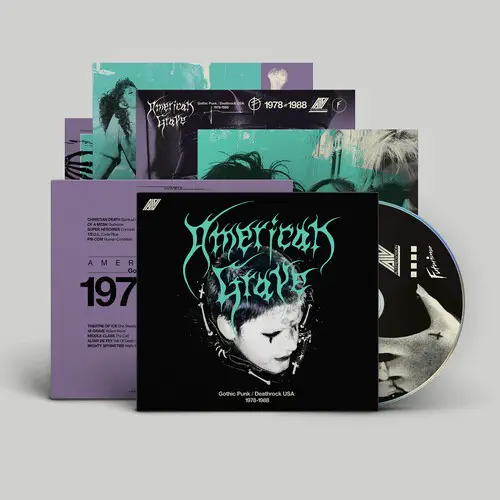 V.A. (NEW WAVE/POST PUNK/NO WAVE) / AMERICAN GRAVE (GOTHIC PUNK & DEATH ROCK USA) (CD)