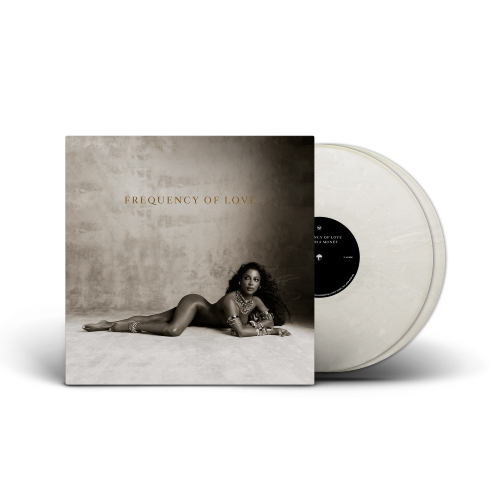 VICTORIA MONET / FREQUENCY OF LOVE (2LP) (CREAM MARBLE VINYL)