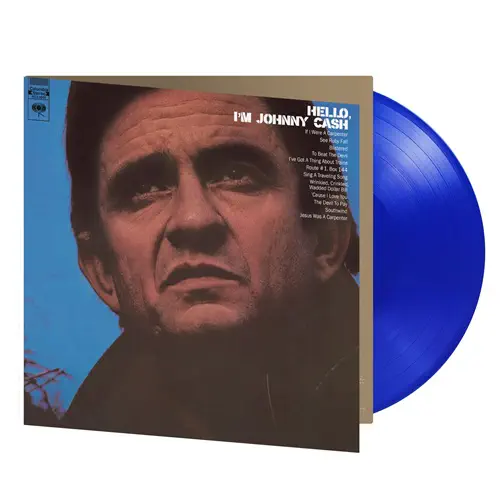 JOHNNY CASH / ジョニー・キャッシュ / HELLO, I'M JOHNNY CASH (BLUE VINYL)