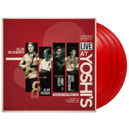 ALLAN HOLDSWORTH / アラン・ホールズワース / LIVE AT YOSHI'S: 1000 COPIES LIMITED TRANSLUCENT RED COLOR 4LP