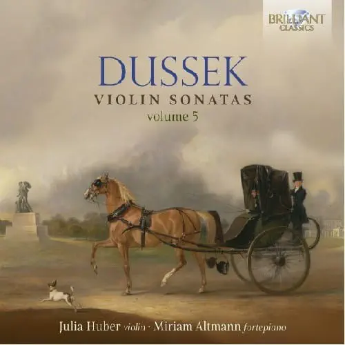 JULIA HUBER / ユリア・フーバー / DUSSEK:VIOLIN SONATAS VOL.5