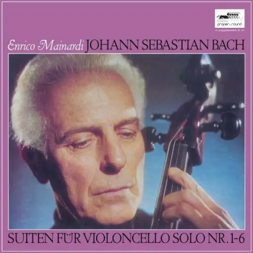 ENRICO MAINARDI / エンリコ・マイナルディ / BACH:SUITES FOR SOLO CELLO NOS.1-6 (LP) / BACH:SUITES FOR SOLO CELLO NOS.1-6