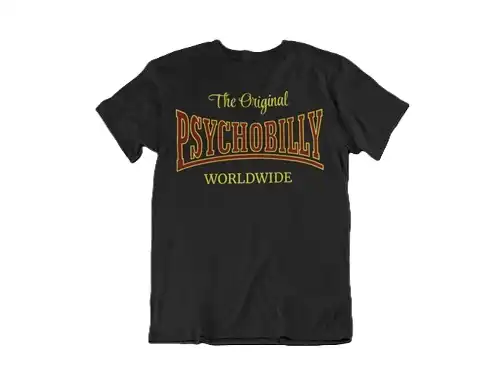 JUST FOR FUN PRODUCTIONS(ESP) / M/ORIGINAL PSYCHOBILLY WORLDWIDE T-SHIRT MEN