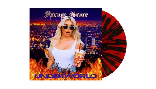 SAVAGE GRACE (from US) / サヴェージ・グレイス / UNDERWORLD (RED W/ BLACK SPLATTER VINYL)