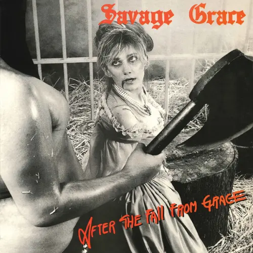 SAVAGE GRACE (from US) / サヴェージ・グレイス / AFTER THE FALL FROM GRACE (CLEAR W/ BLACK SPLATTER VINYL)